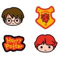 Lot de 4 gommes harry potter papeterie fourniture scolaire