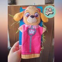 Marionnette a main peluche stella pat patrouille