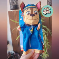 Marionnette peluche chase pat patrouille