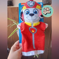 Marionnette peluche marcus pat patrouille