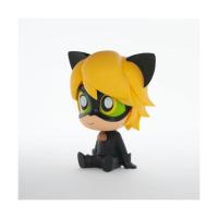 Miraculous statuette chat noir chibi 17 cm tirelire plastoy