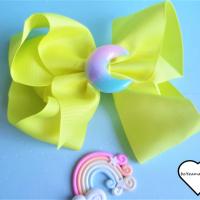 Noeud pour cheveux barrette