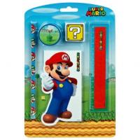 Pack de papeterie super mario bros nintendo