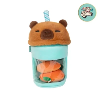 Collection peluches bubble tea animaux kawaii cuties 30cm