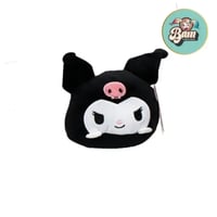 Peluche hello kitty beanie 20cm kuromi noir