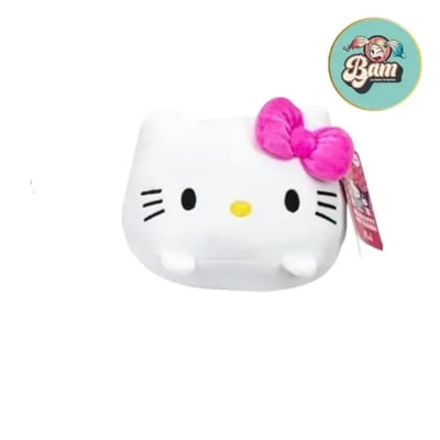 Peluche hello kitty beanie 20cm noeud rose