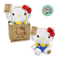 Peluche hello kitty jaune sac papier 27cm