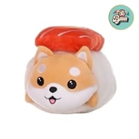 Peluche kawaii kuties sushi roll 24cm shiba inu saumon 1 