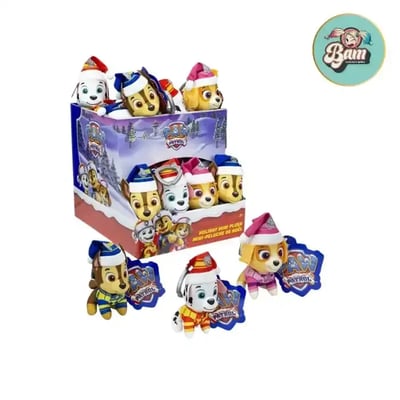 Peluche pat patrouille noel assortiment winter holiday pups