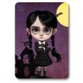 Plaid mercredi addams fille gothique