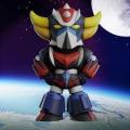 Plastoy grendizer chibi tirelire goldorak debout 2 