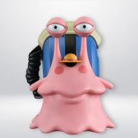 Plastoy tirelire escargophone one piece transponder snail figurine