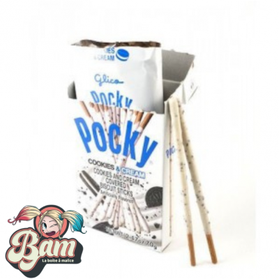 Pocky gout cookie and cream 40 gr 1 