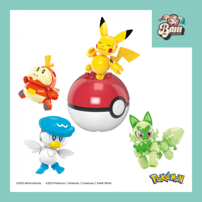 Pokemon jeu de construction mega construx equipe de la region de paldea 1 