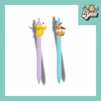 Pokemon set de 2 stylos pikachu evoli 1 