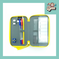 Pokemon trousse triple pikachu fourniture scolaire 2 