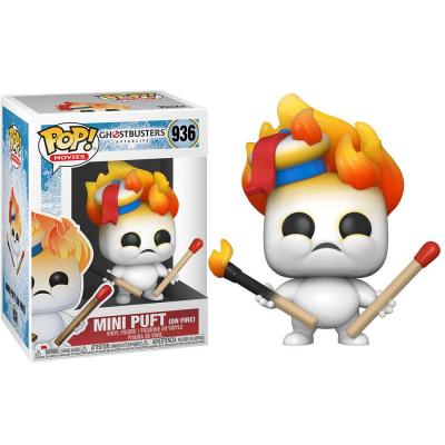 Pop figurine ghostbusters afterlife mini puft on fire 936