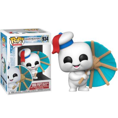 Pop figurine ghostbusters afterlife mini puft with cocktail umbrella 934