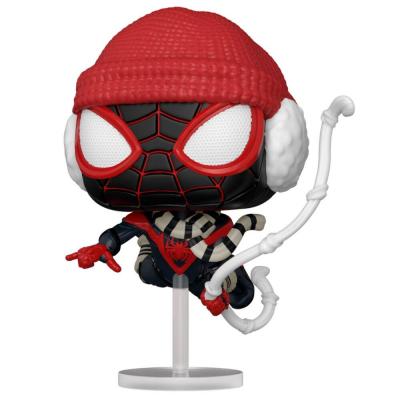 Pop marvel spiderman miles morales winter suit 771