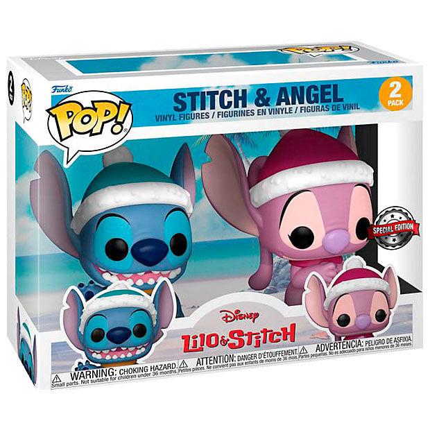 Figurine Pop Stitch et Angel Holidays (Disney)