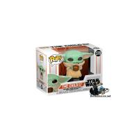 Pop yoda star wars mandalorian the child with cup
