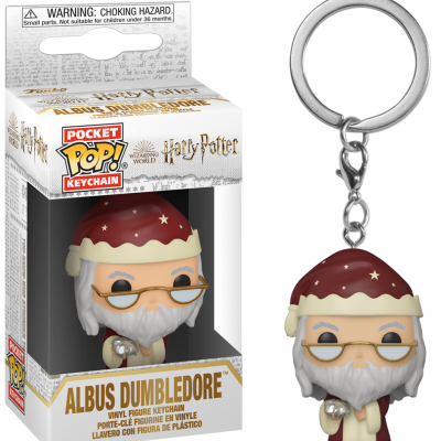 Porte cle funko pop harry potter holiday dumbledore