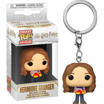 Porte cles harry potter holiday hermione funko pop