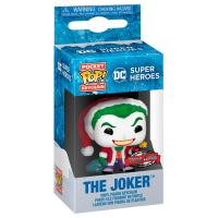 Porte cles pocket pop dc comics holiday the joker exlusive