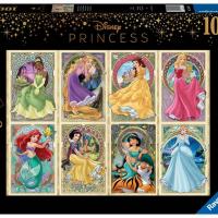 Puzzle 1000p disney princesses art nouveau