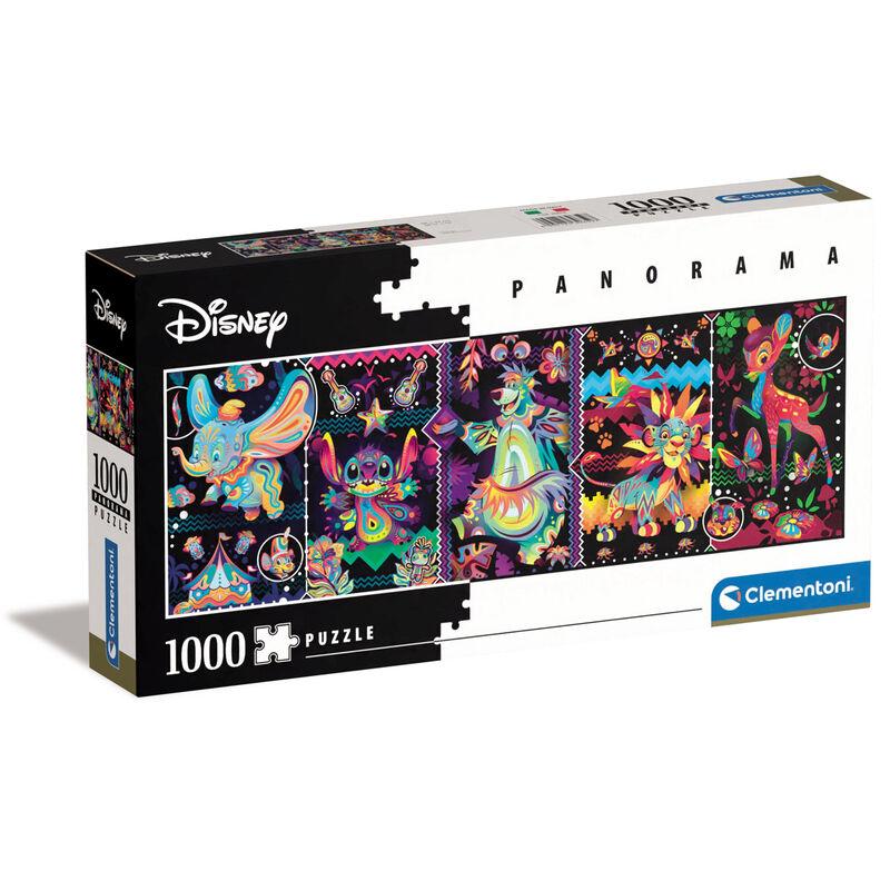 Clementoni - Puzzle adulte, Panorama 1000 pièces - Disney Classic