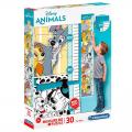Puzzle enfant les animaux disney mesurez moi