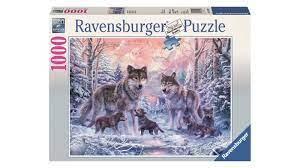Puzzle loups arctique 1000 pieces