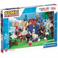 Puzzle sonic pour enfant 104 pieces