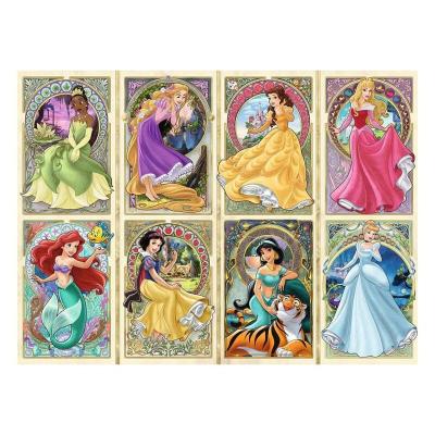 Puzzle 1000p disney princesses art nouveau