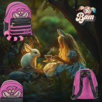 Sac a dos chat femme de cheshire alice au pays des merveilles
