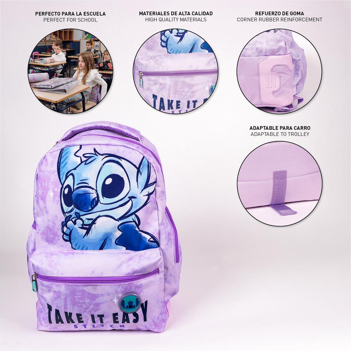 Disney Trousse Stitch, Trousse Scolaire Enfant avec Kit de