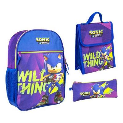 Sac a dos sonic trousse et lunch bag fourniture scolaire