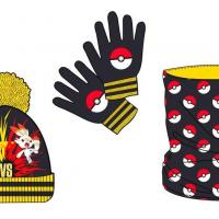 Set pokemon bonnet snood gants
