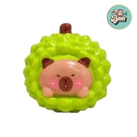 Squishy capybara durian vert anti stress kawaii