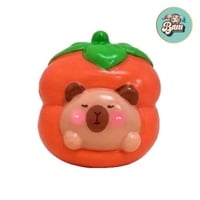 Squishy capybara orange kaki anti stress kawaii