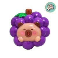 Squishy capybara raisin violet anti stress kawaii