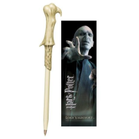 Stylo baguette et marque page voldemort
