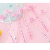 Stylo gel a paillette bonbon encre noir