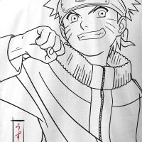 T shirt blanc naruto