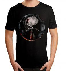 T shirt daredevil marvel blood punisher logo