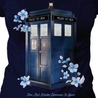 T shirt dr who tardis femme