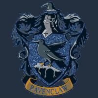 T shirt femme harry potter ravenclaw blue glitter 1