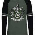 T shirt femme harry potter slytherin green glitter