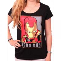 T shirt femme iron man