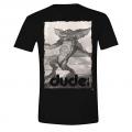 T shirt gremlins dude noir